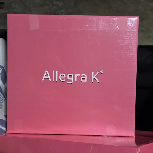 Allegra K Metallic Silver Heeled Boots - Picture 9 of 9